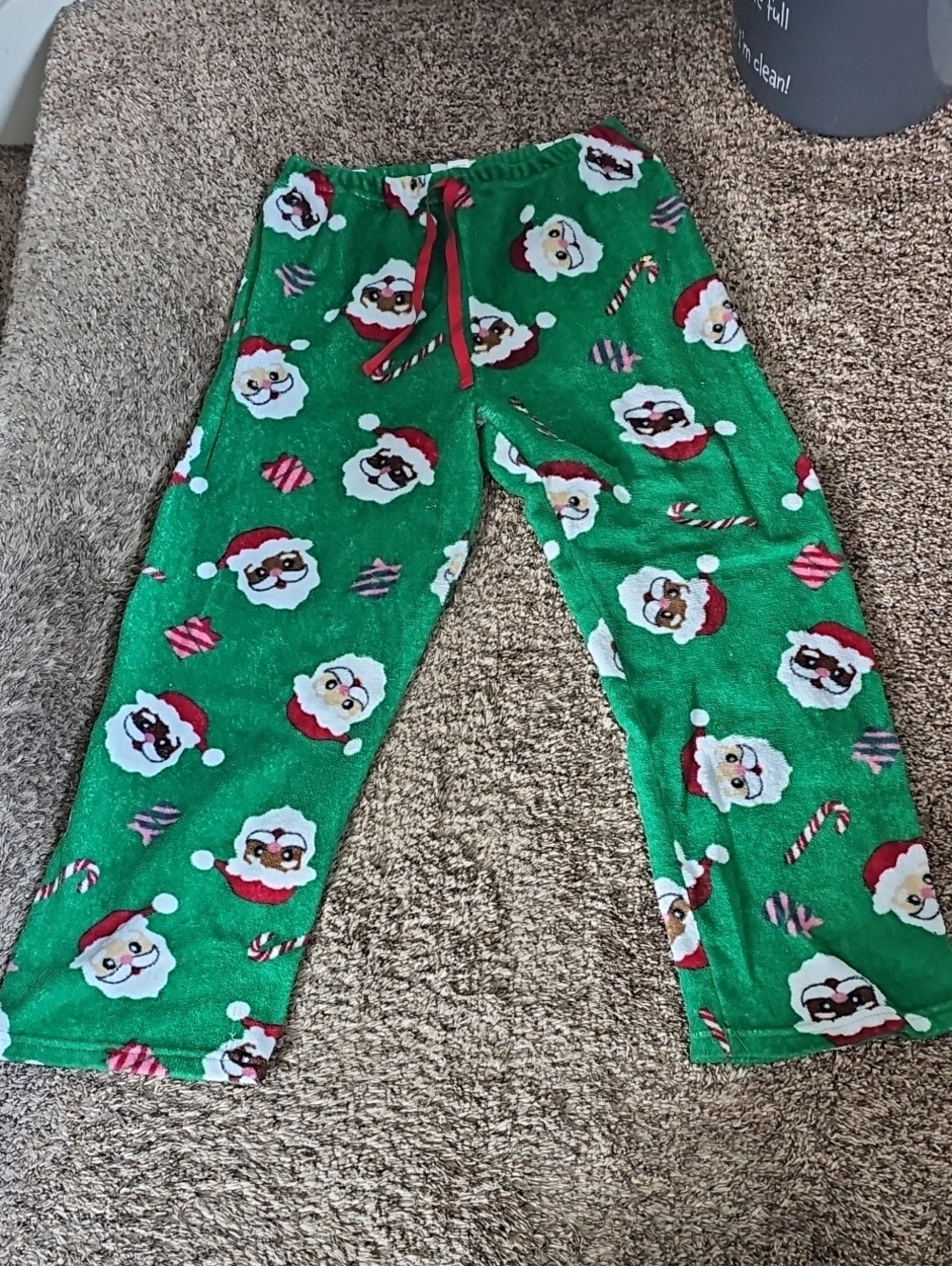 Girls Youth Fleece Pajama Pants. Hotiday Medium